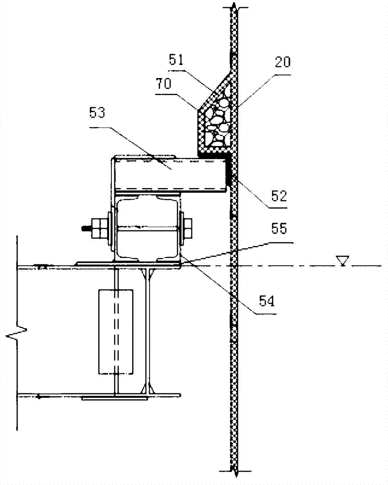 Mounting method for thermal power plant wet chimney with flame retardant anti-corrosion glass fiber reinforced plastic structure