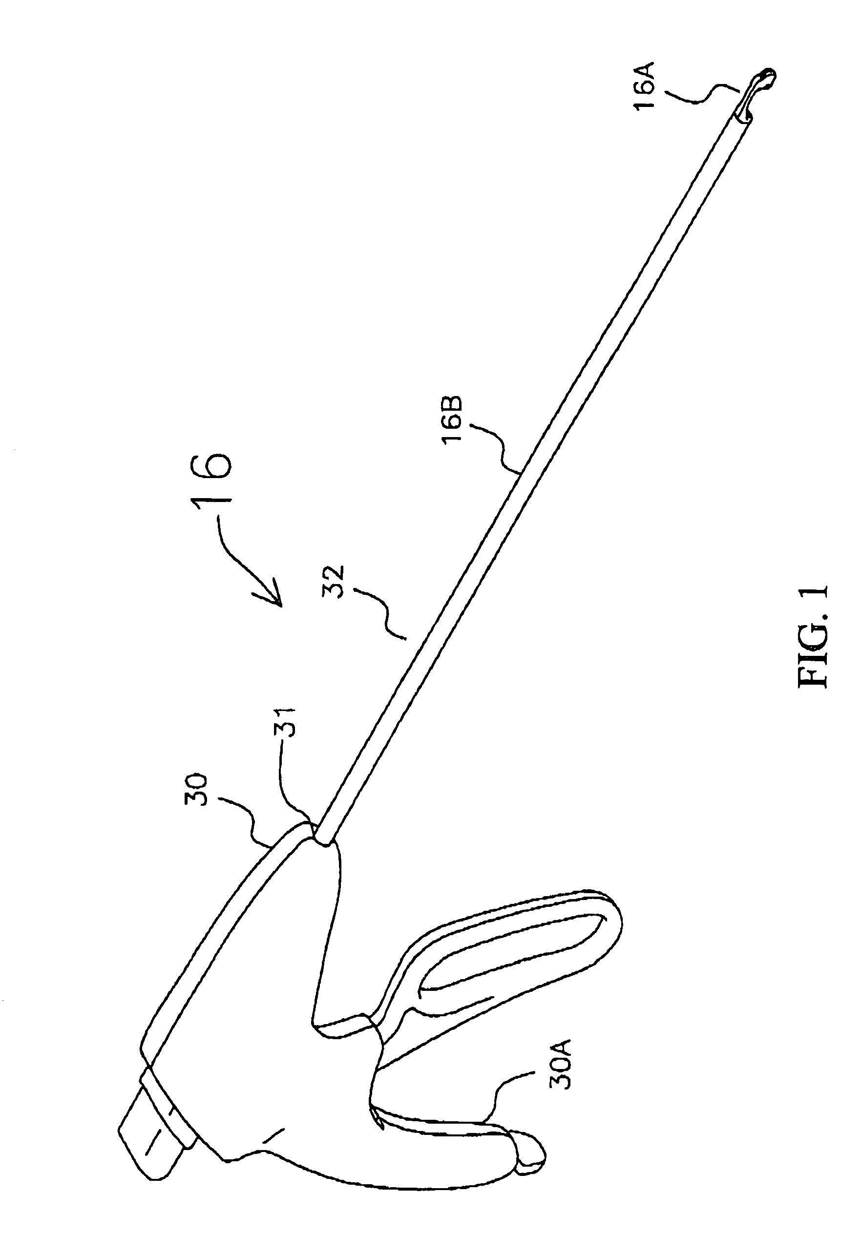 Sew-right running stitch instrument