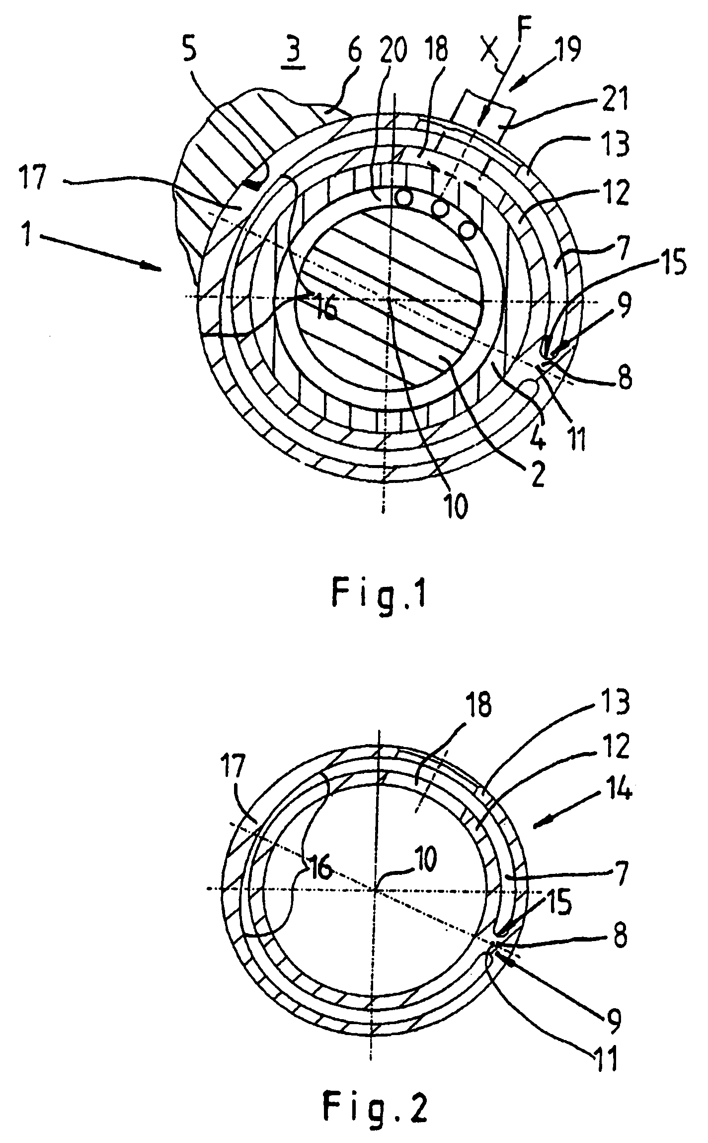 Radially mobile bearing for a shaft pertaining to a steering system