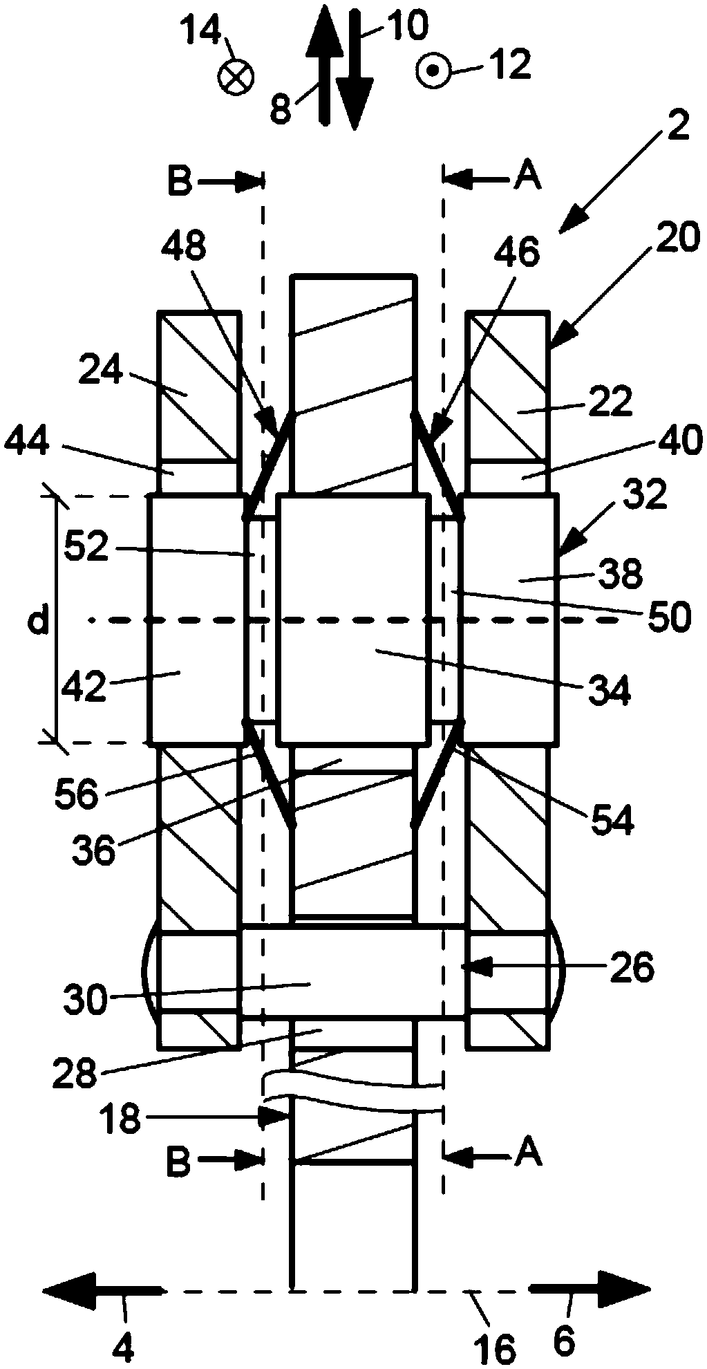 Centrifugal pendulum device and torsional vibration damper with such centrifugal pendulum device