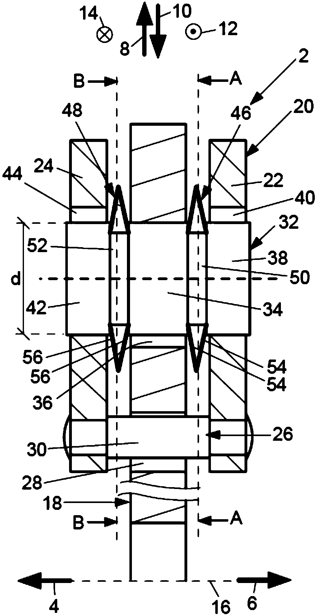 Centrifugal pendulum device and torsional vibration damper with such centrifugal pendulum device