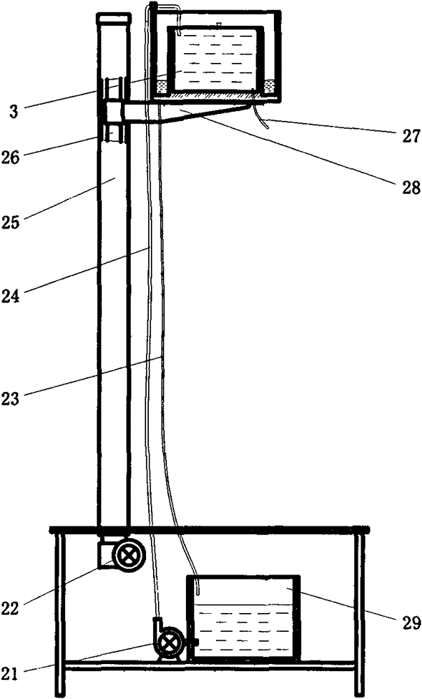 Self-circulation axial-radial seepage Darcy law experimental apparatus