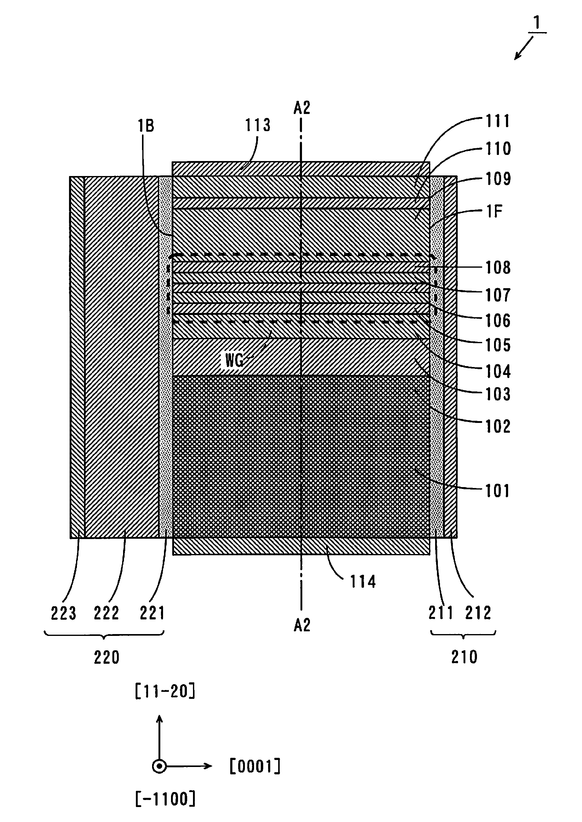 Nitride based semiconductor laser device