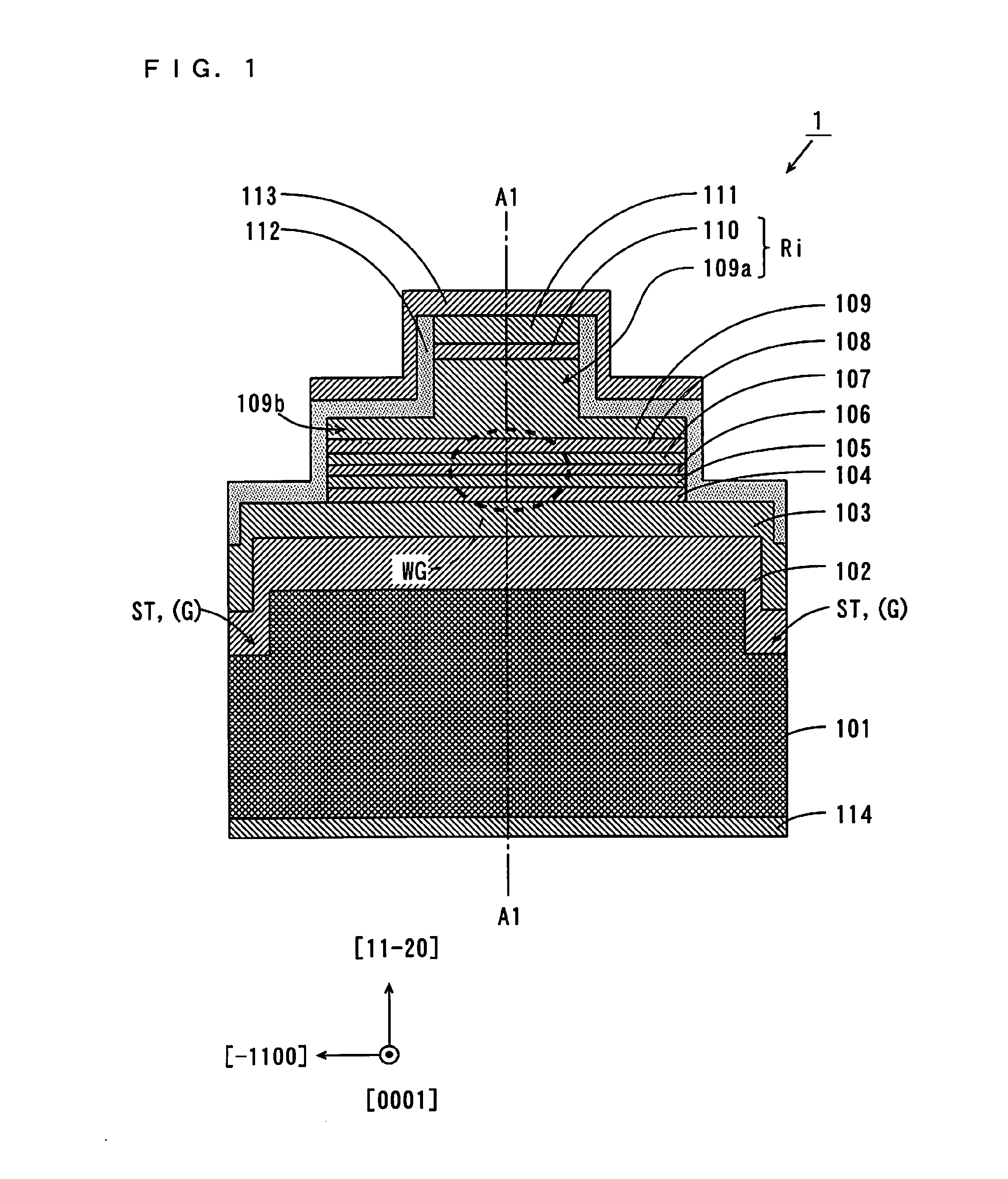 Nitride based semiconductor laser device