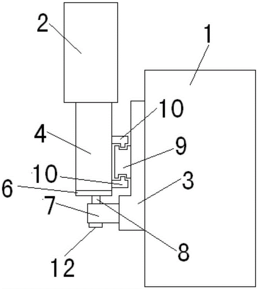 Equipment control component position adjusting device