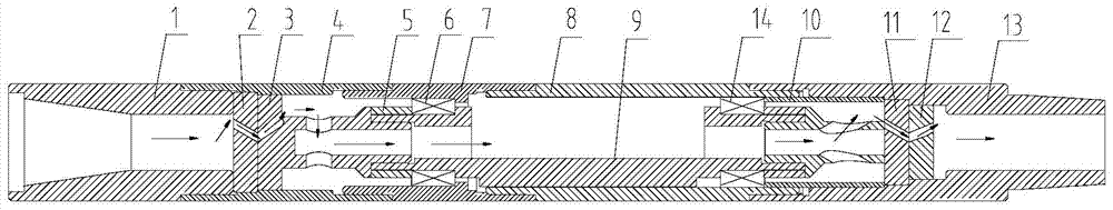 A high temperature resistant vibration tool for horizontal wells