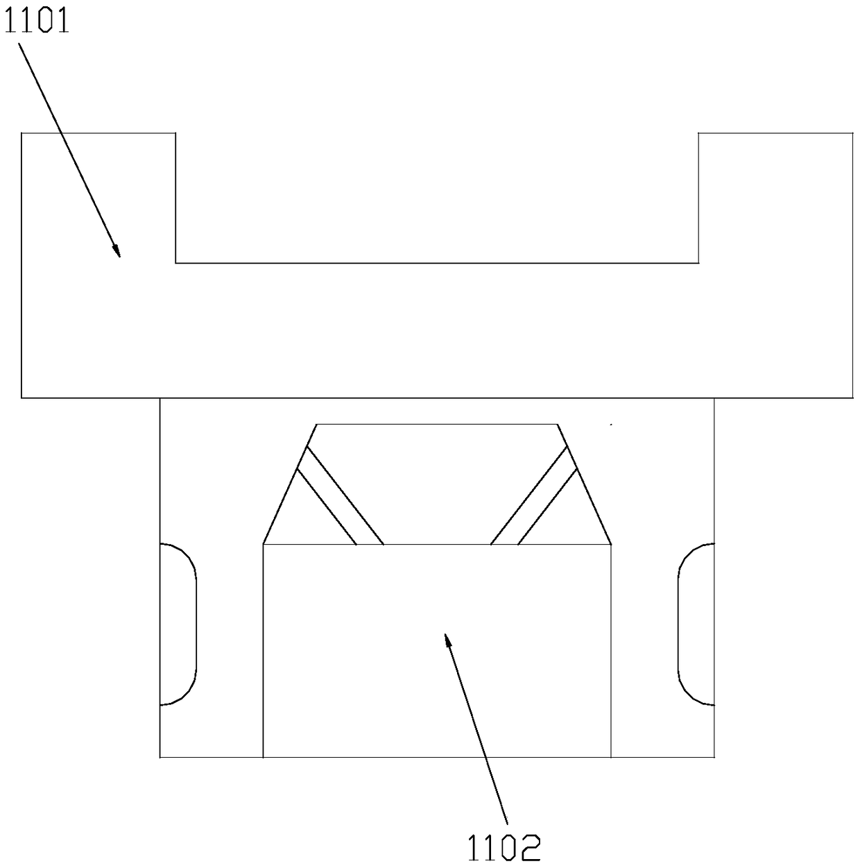 Trolley in automatic automobile assembly line and applying magnetic adjustment support device