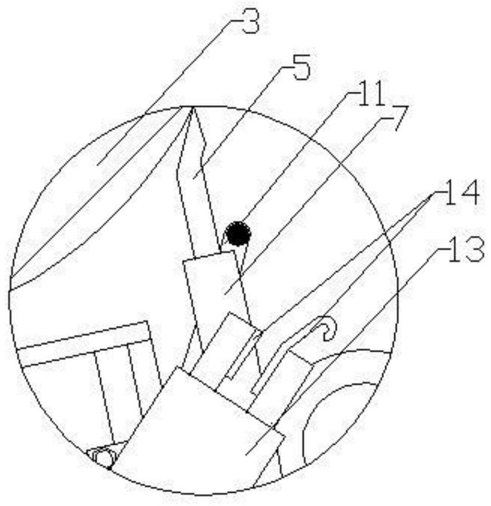 Roller rust-proof paper stripping and storing device