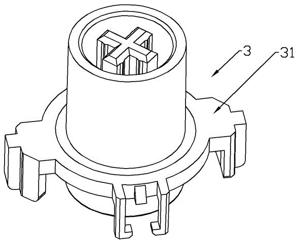 Combined type right-cone dual spring and pluggable independent direct capacitance keyboard switch