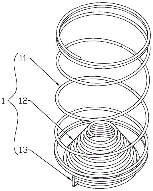 Combined type right-cone dual spring and pluggable independent direct capacitance keyboard switch