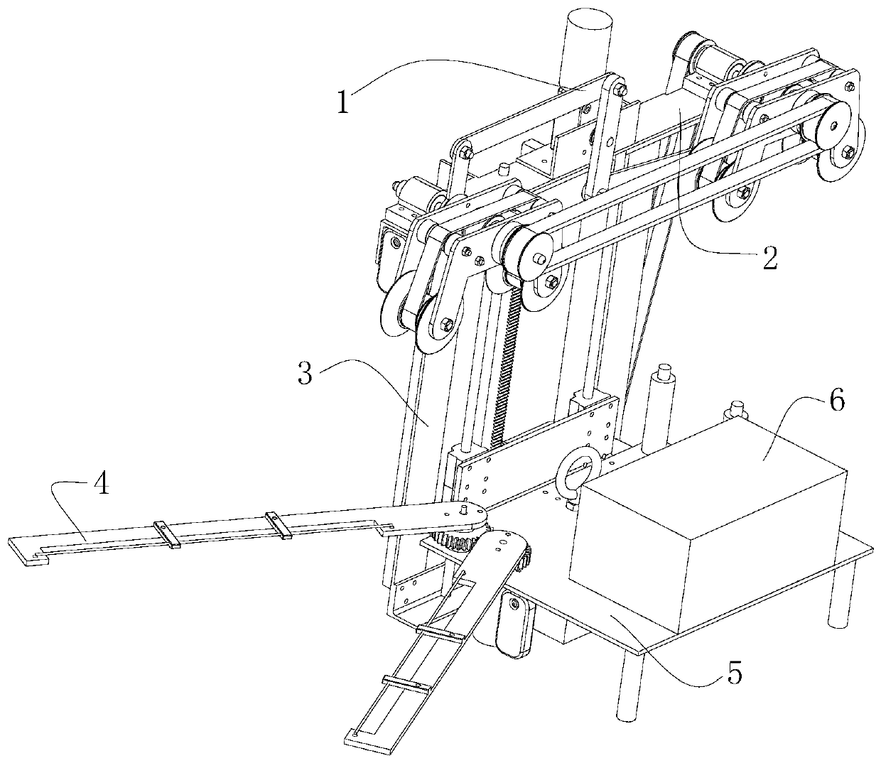 An overhead line inspection and obstacle removal robot