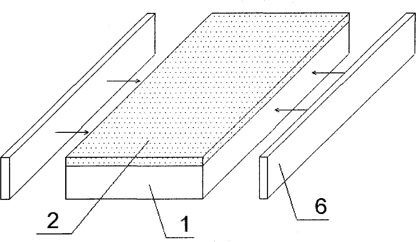 Light guide body covered with optical membrane