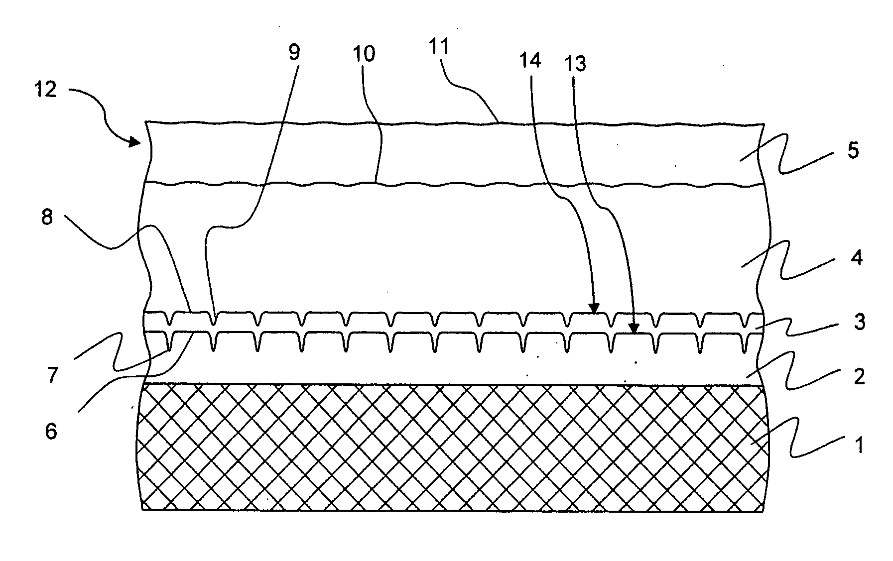 Method for producing a HTS coated conductor and HTS coated conductor with reduced losses