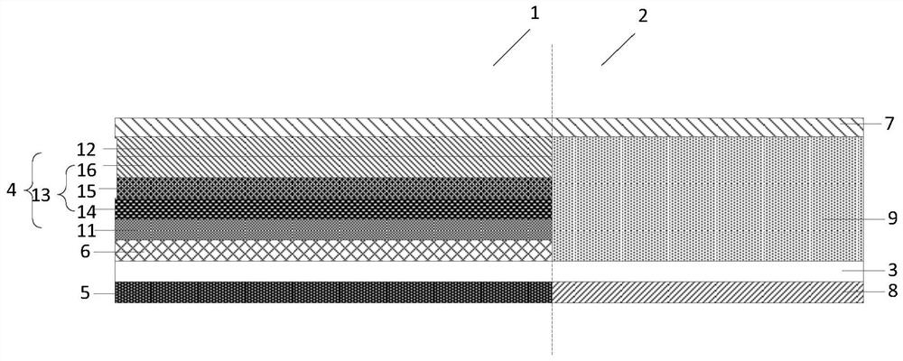 A kind of transparent display panel and its preparation method, display device