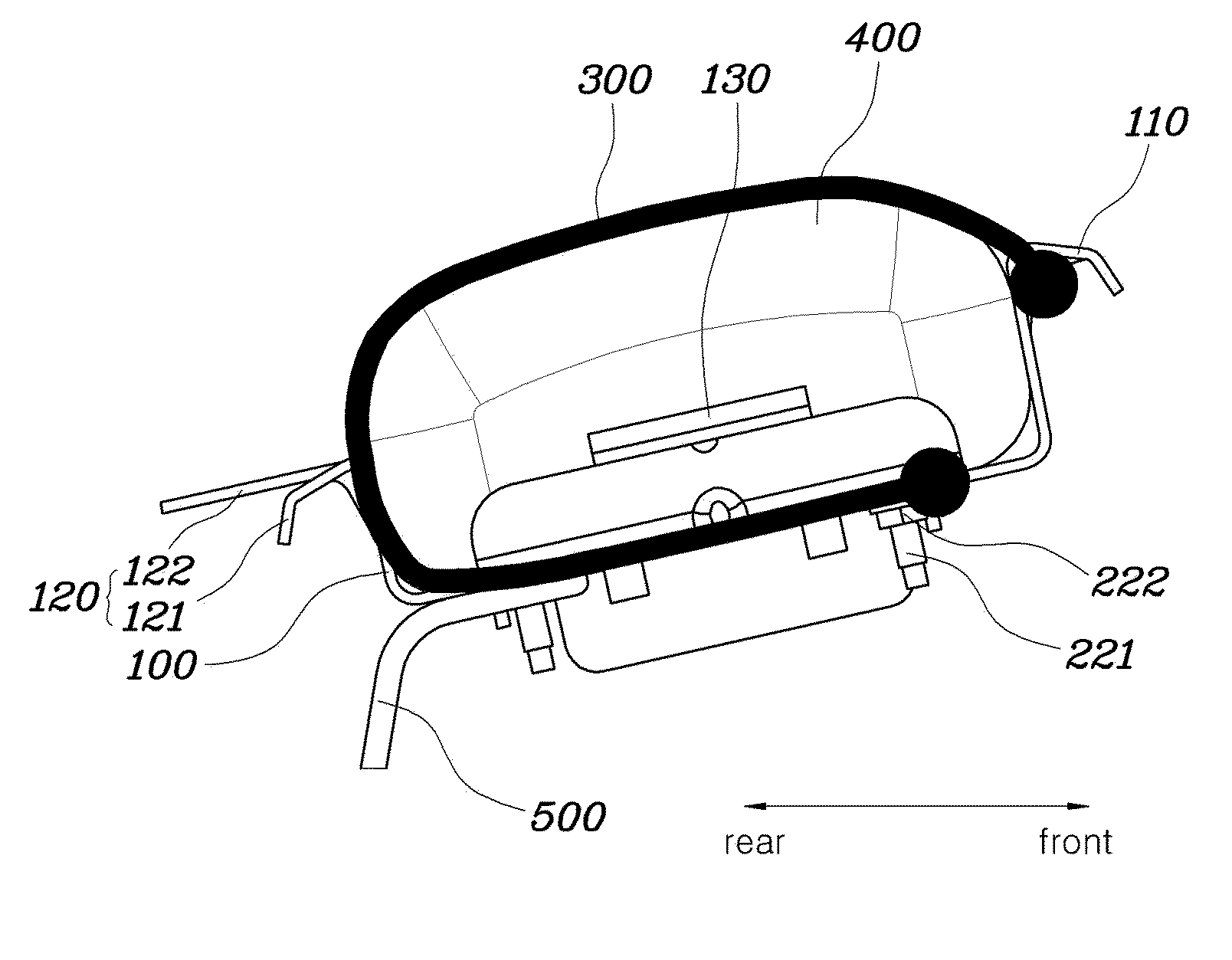 Passenger seat air-bag module