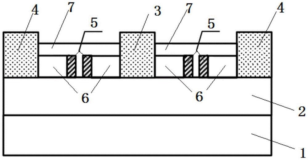 Silicon substrate vertical trough type nanowire optical modulator