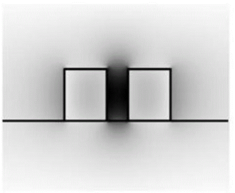 Silicon substrate vertical trough type nanowire optical modulator