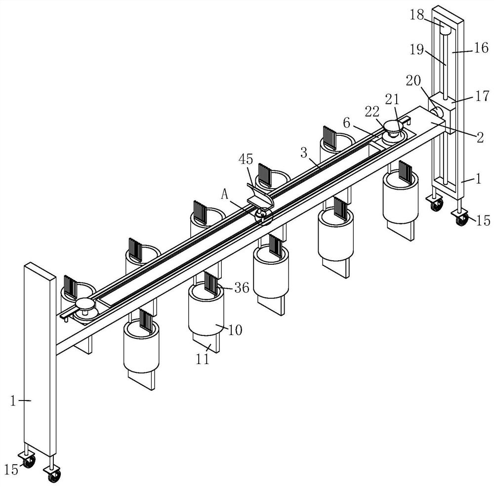 Carbon sequestration device for improving waxberry artificial forest and use method of carbon sequestration device