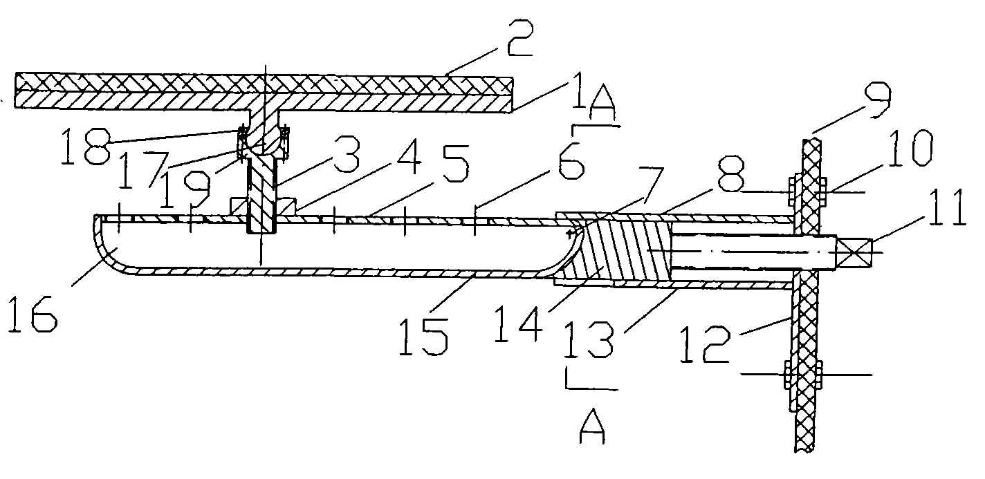 Embedded moving type muffler apparatus for drum