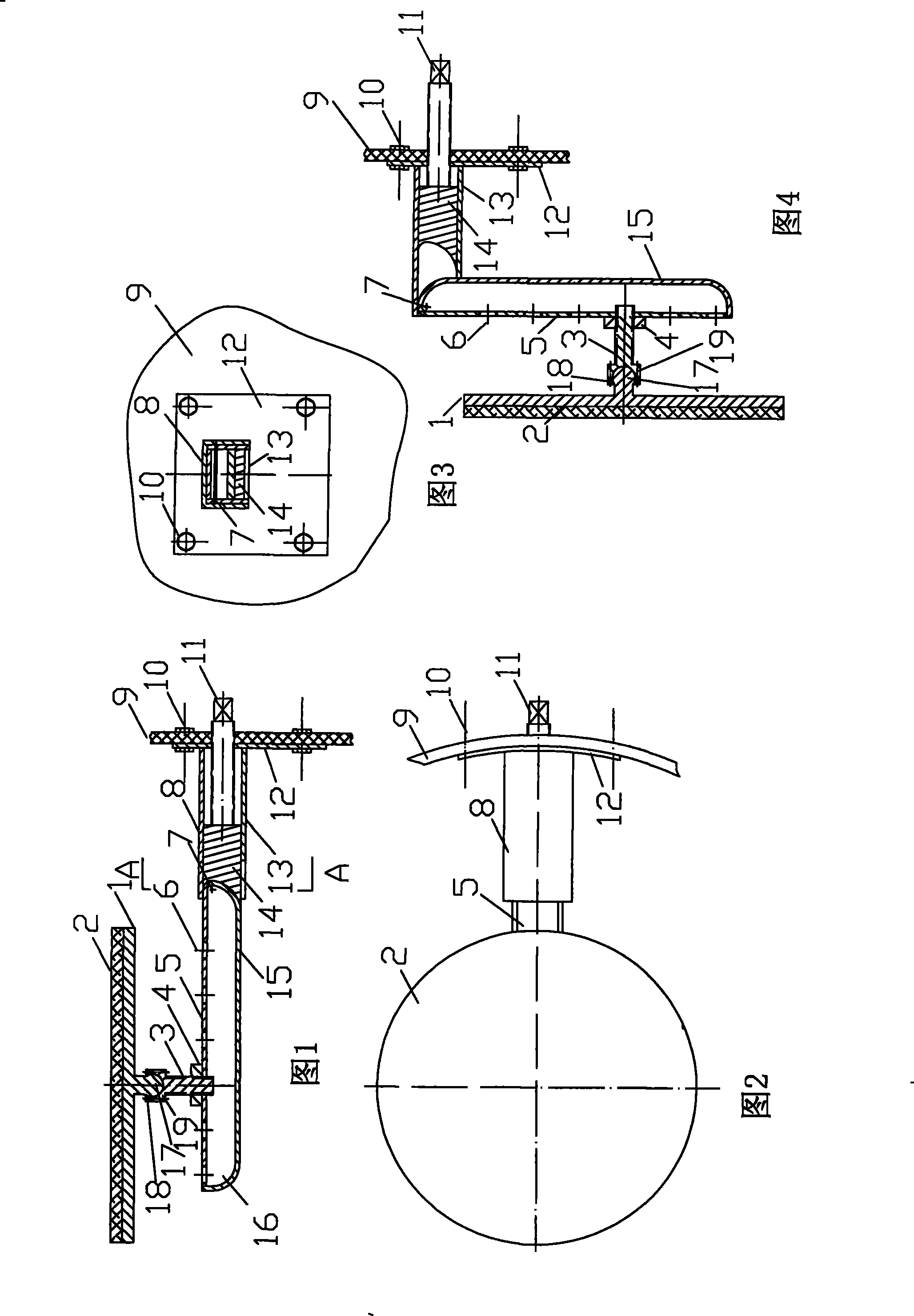 Embedded moving type muffler apparatus for drum