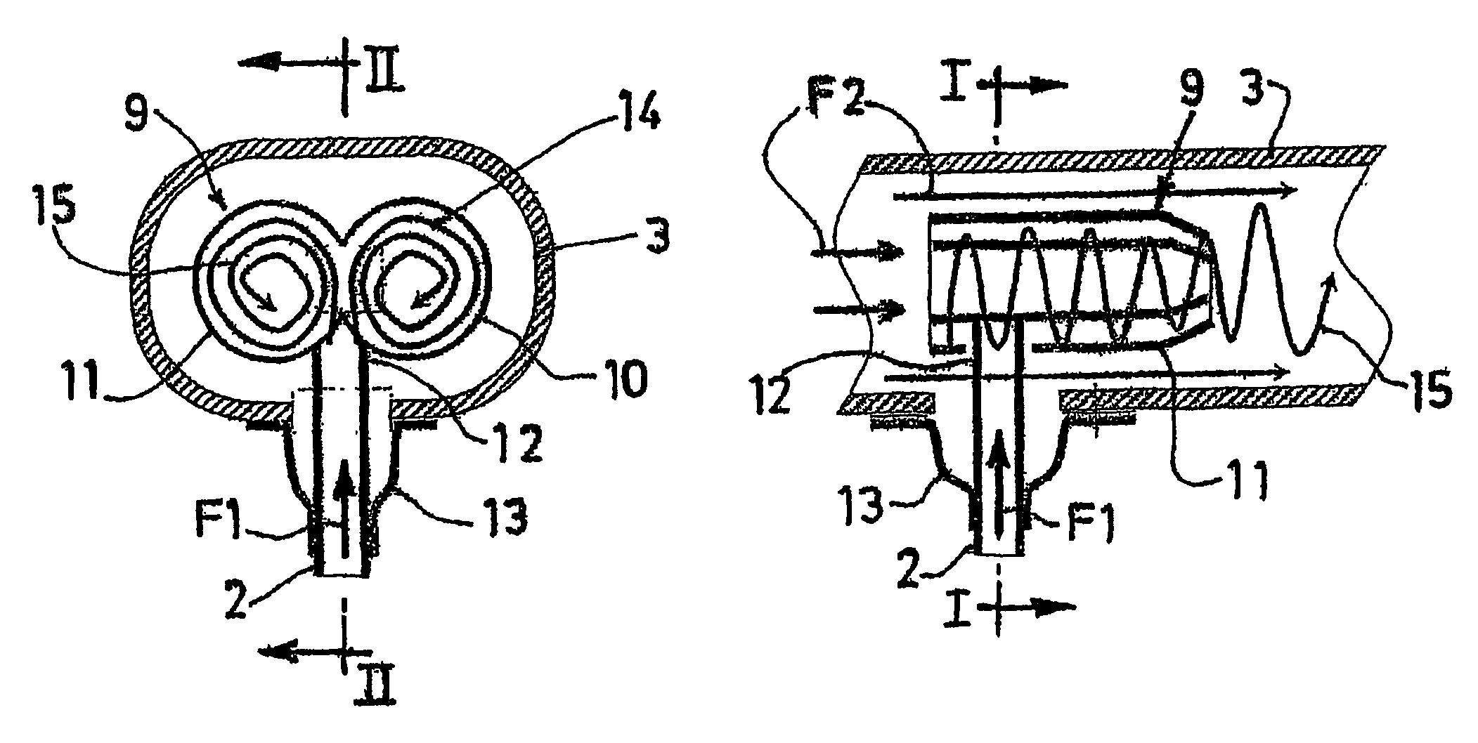 Exhaust gas recirculation device for an internal combustion engine