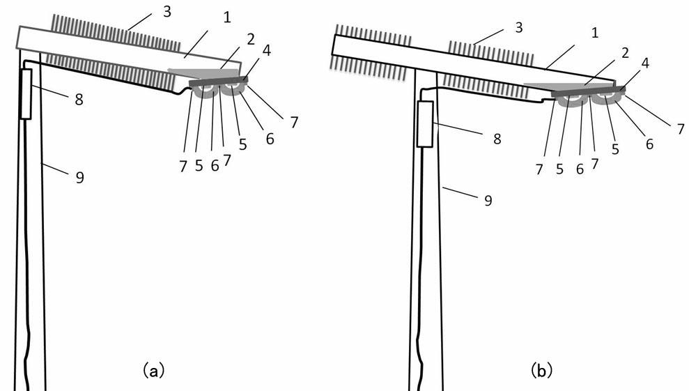 LED (light emitting diode) street lamp device