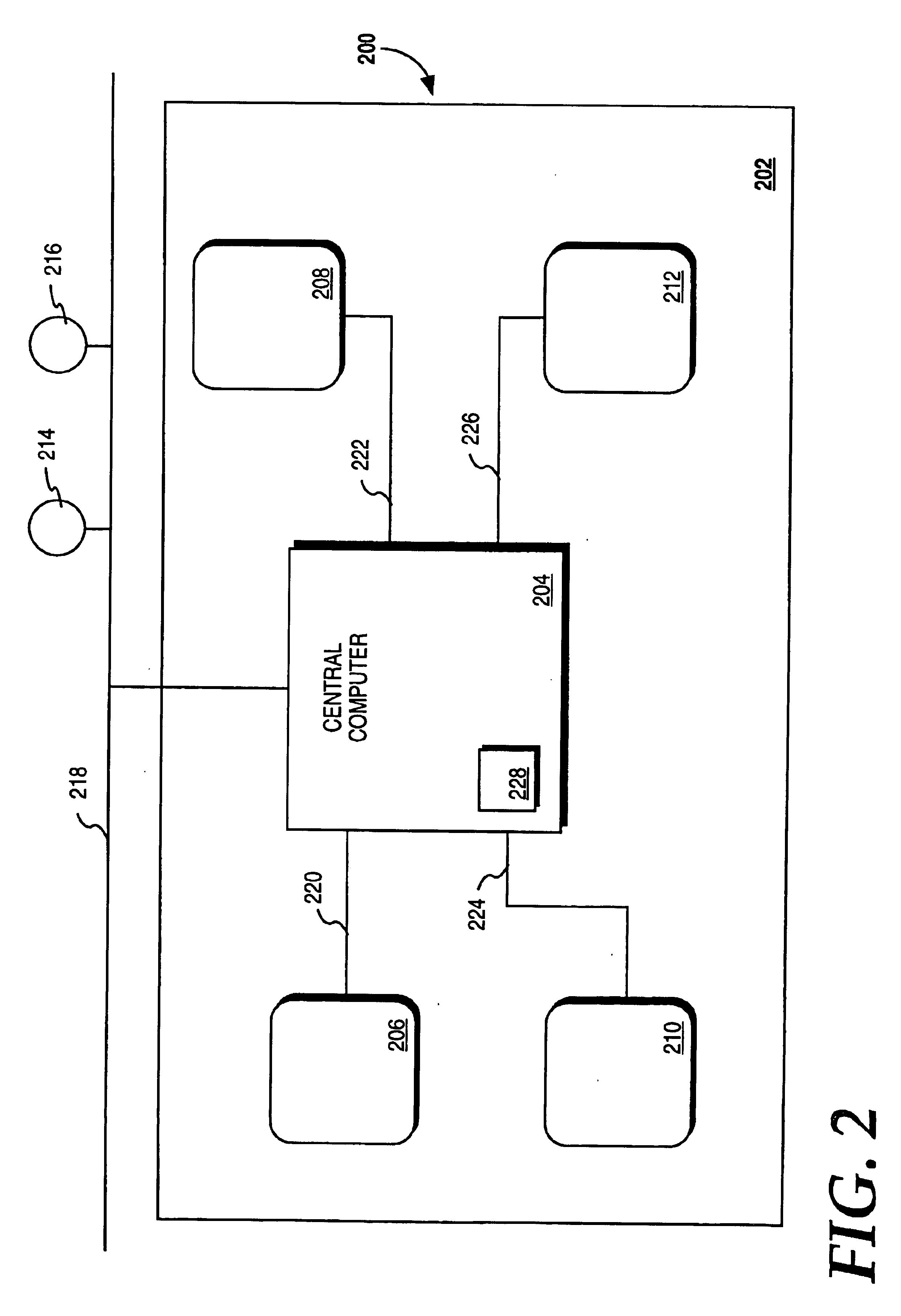 Method for automatic device monitoring by a central computer
