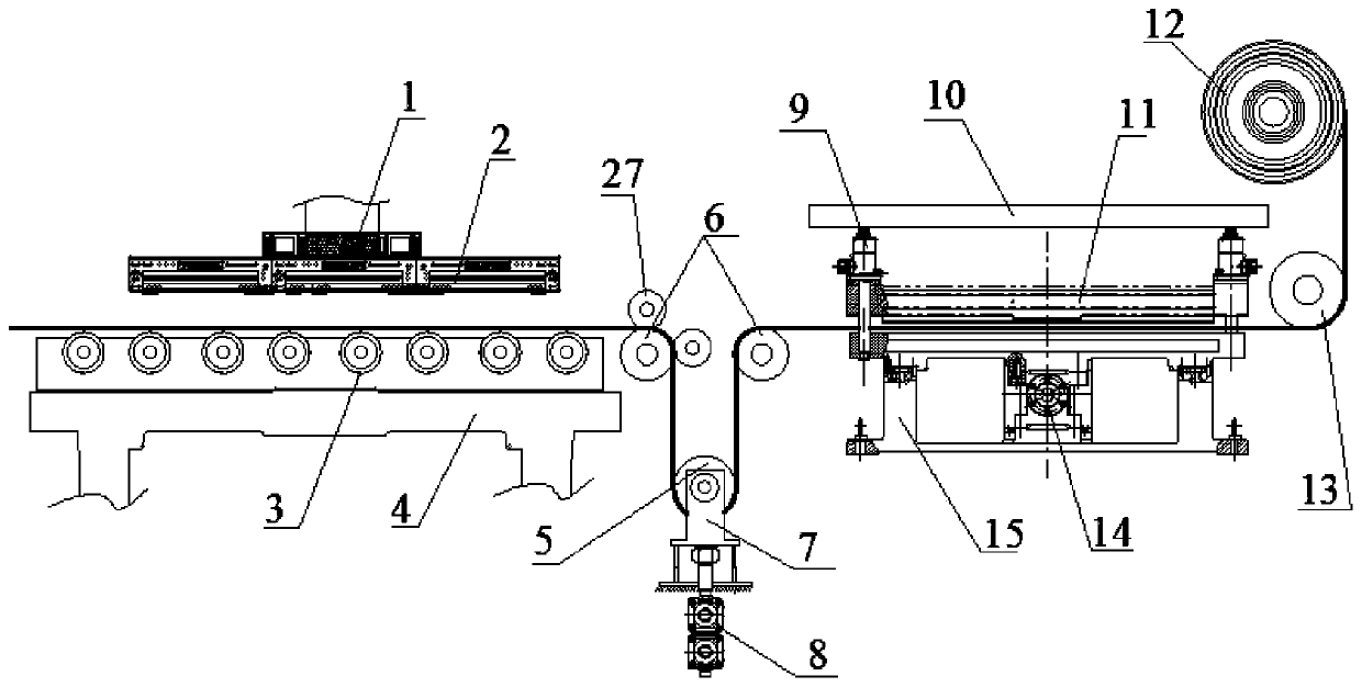 Wallpaper spray printing device for foaming ink