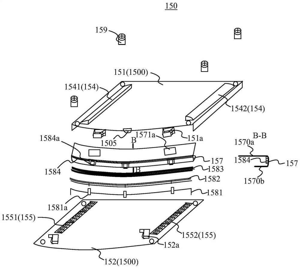 Rear table plate for vehicle seat and vehicle seat