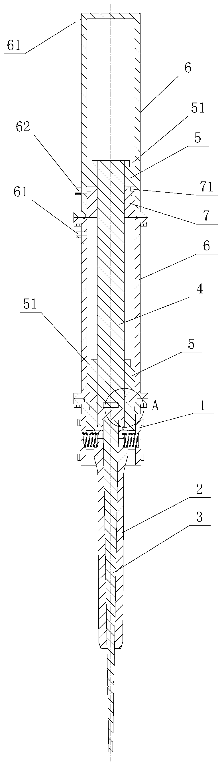 Double-cylinder force-increased splitter