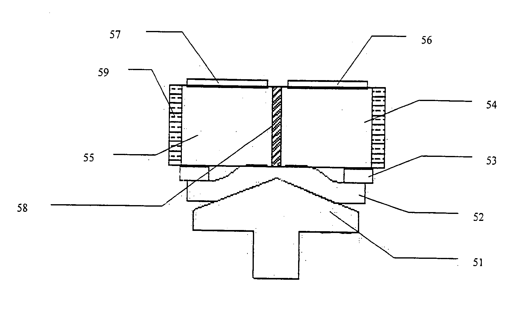 Device for varing capacitance