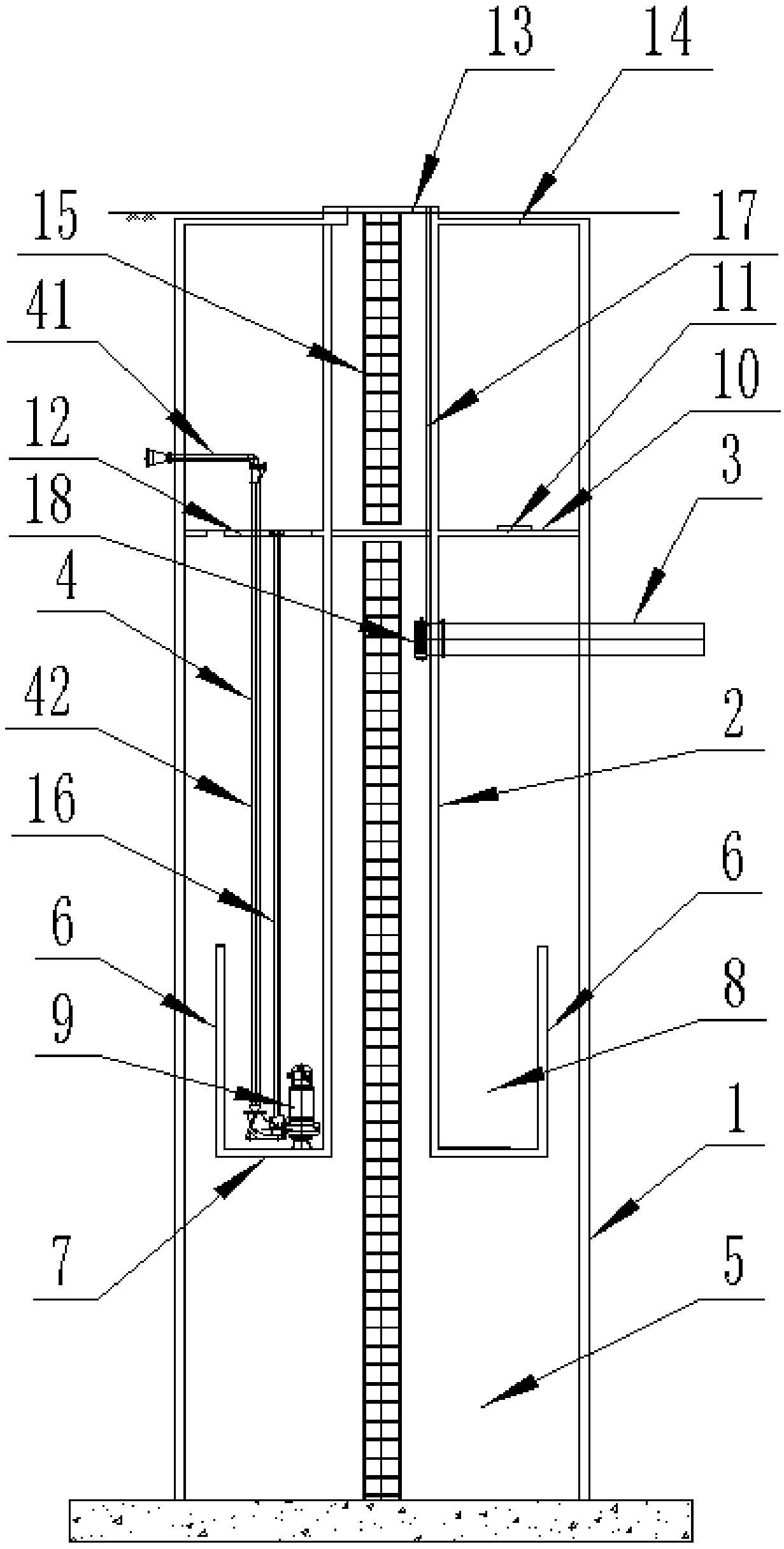 Distributed sewage pre-treatment system