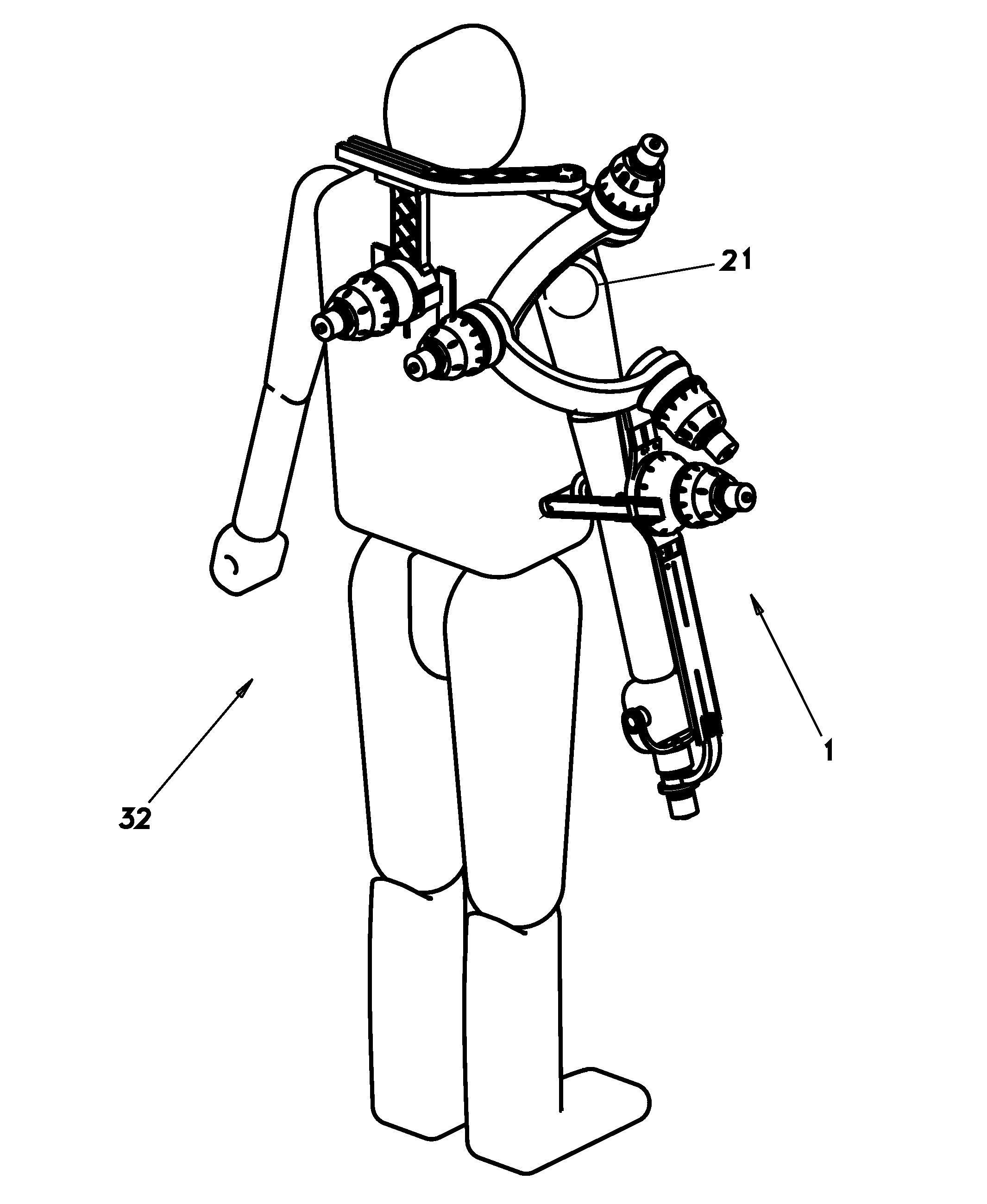 Portable arm exoskeleton for shoulder rehabilitation