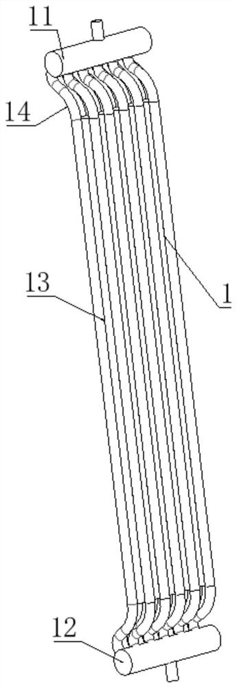 Tower type solar heat absorber with heat storage capacity