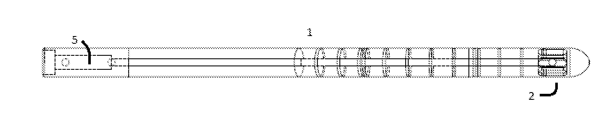 Methods and radiofrequency treatment probe for treating vaginal laxity
