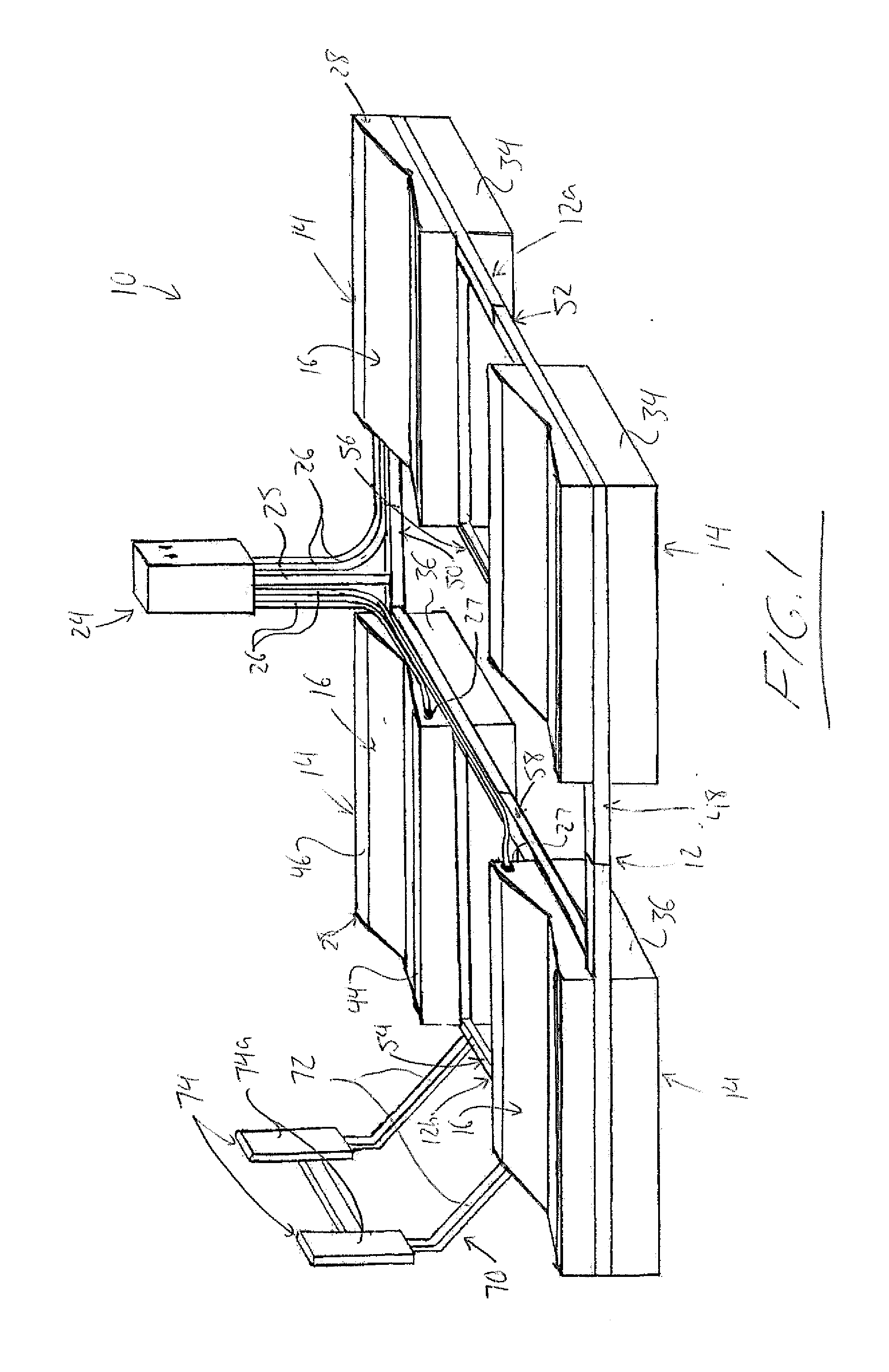 Pneumatic Boat Lift with Boat-Carrying and Boat-Guiding Air Tanks
