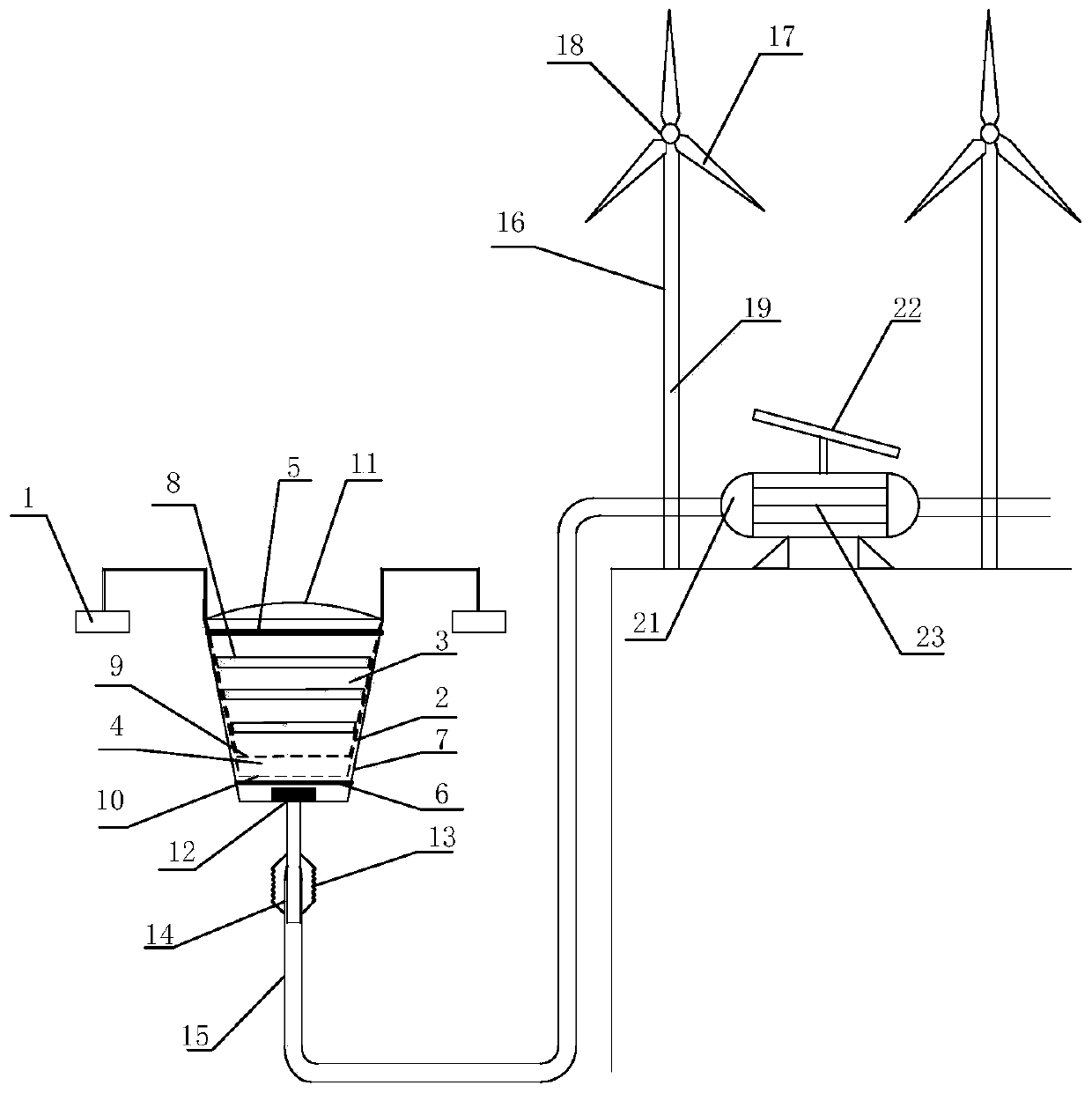 Intelligent overwater garbage classifying processing device