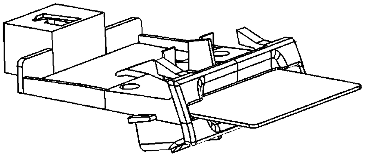 A self-bounce card slot device