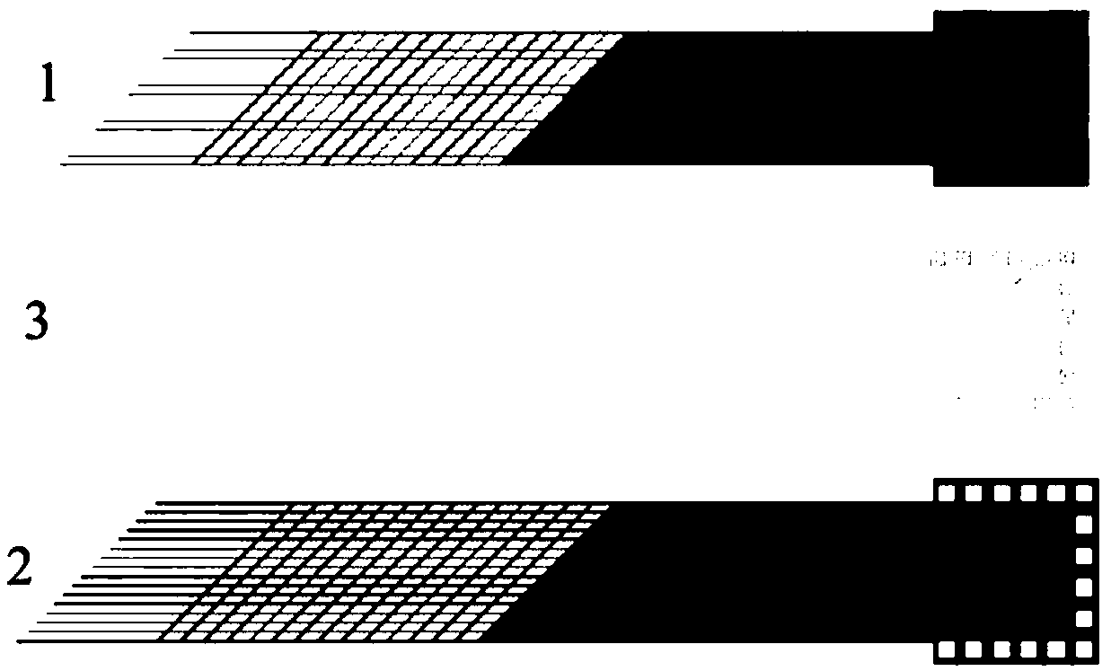 An implantable flexible neural microelectrode comb and its preparation method and implantation method