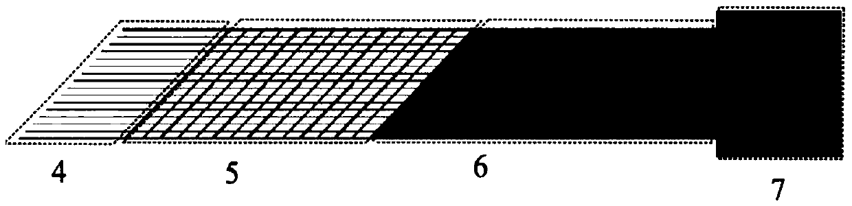 An implantable flexible neural microelectrode comb and its preparation method and implantation method