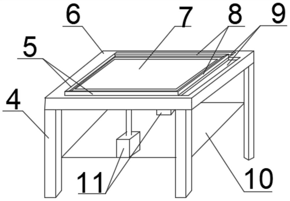 A neatly transported photo frame shaping device