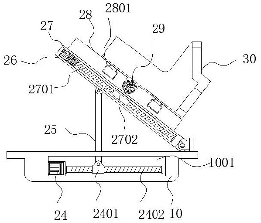 Non-standard part polishing and grooving device capable of detecting hole diameter of part