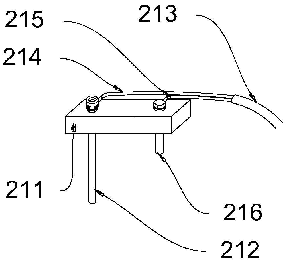 Liquid level monitoring device for welding strip tin-plating machine