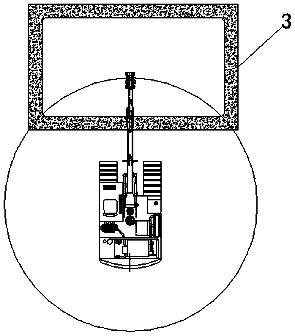 Method for efficiently breaking open caisson sinking obstacles
