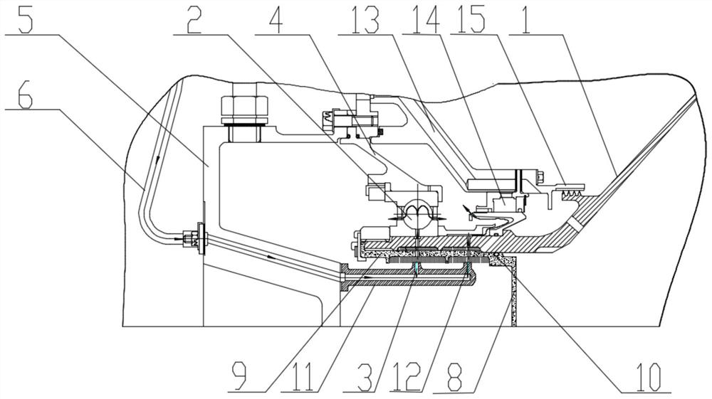 Bearing cooling structure