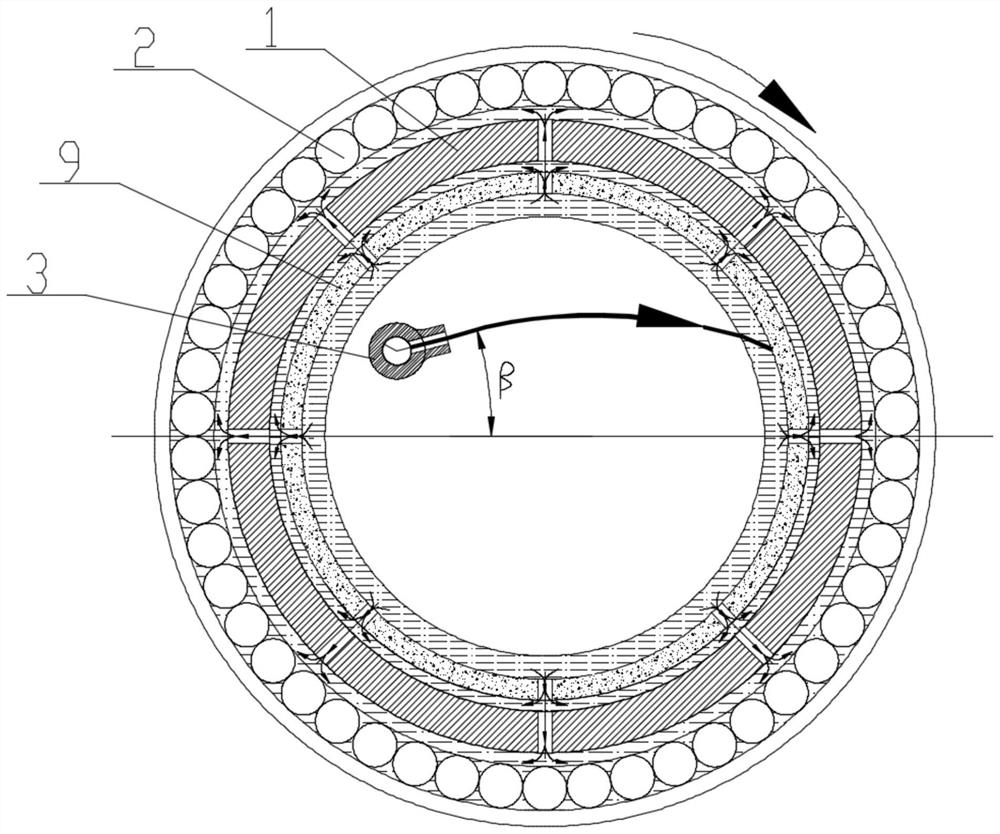 Bearing cooling structure