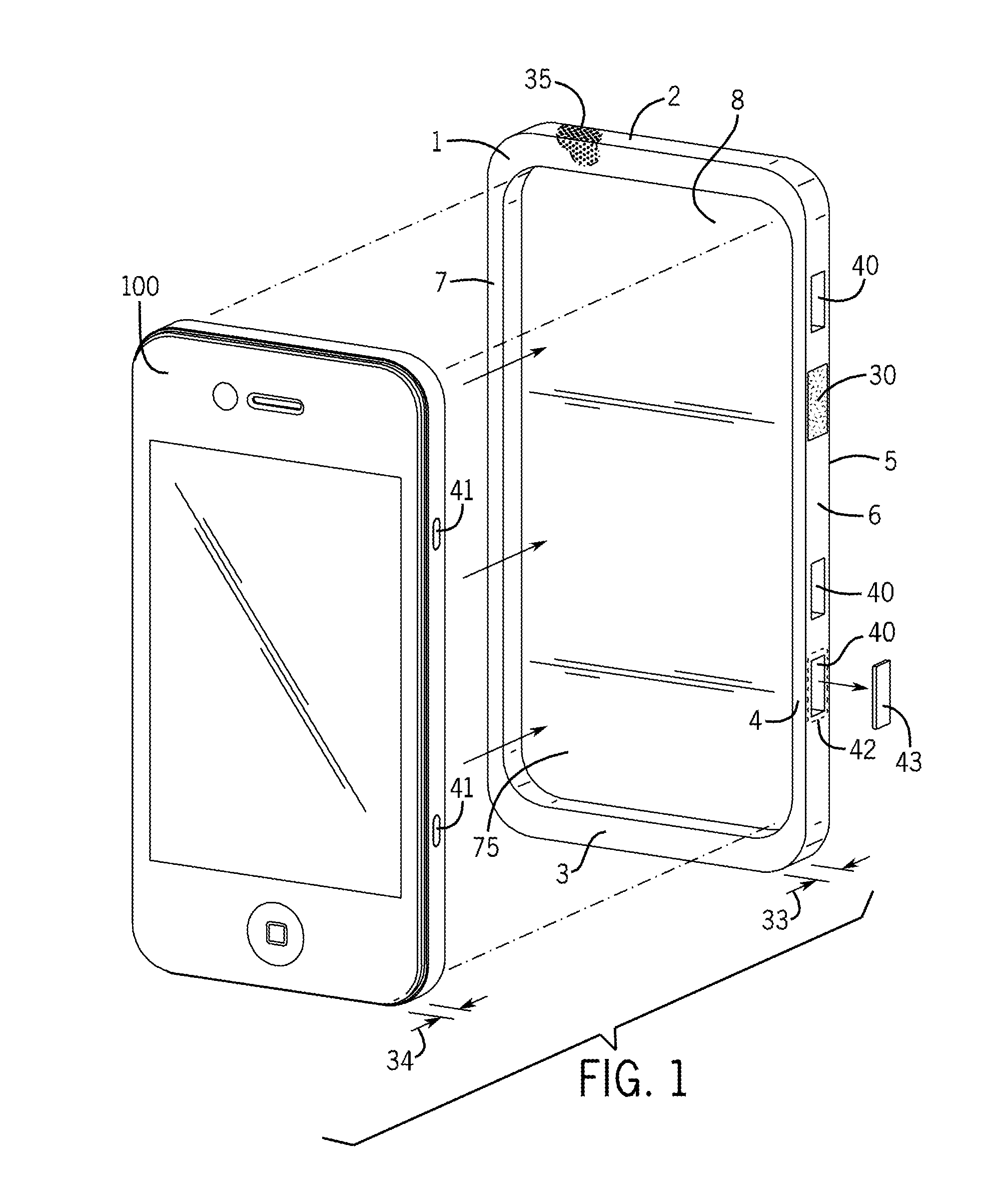 Holding device for phone or other electronic device