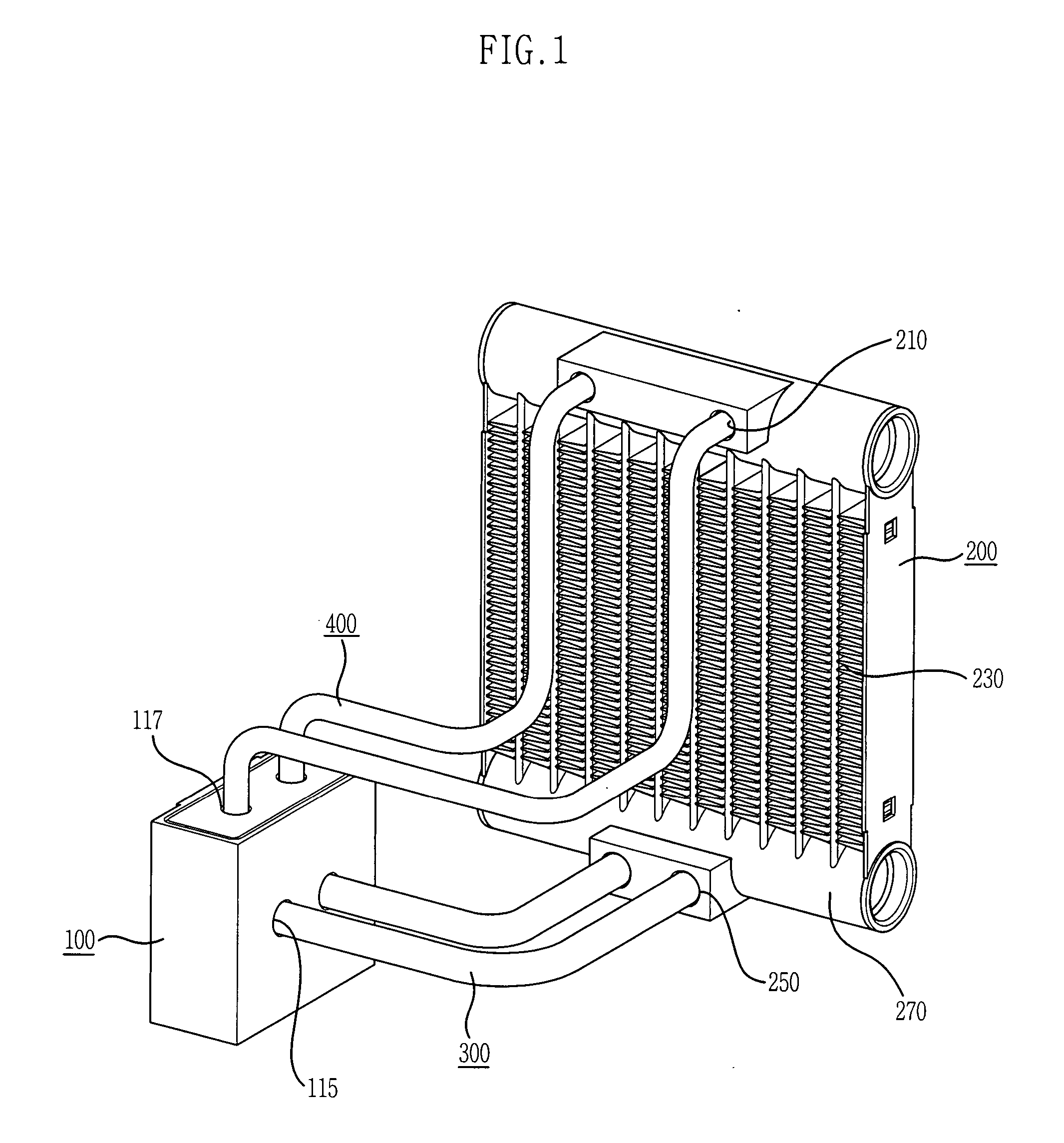 Cooling Apparatus of Looped Heat Pipe Structure