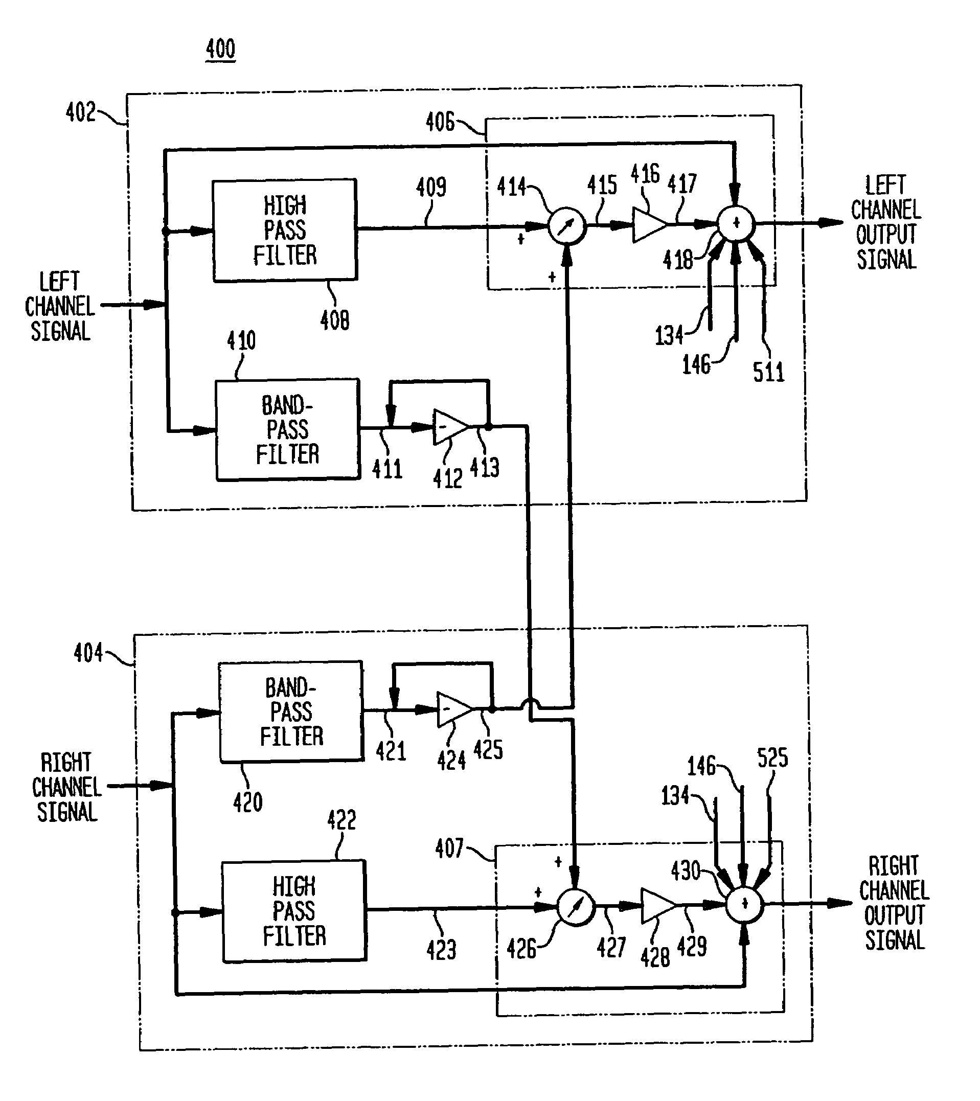 Methods and apparatus for sub-harmonic generation, stereo expansion and distortion