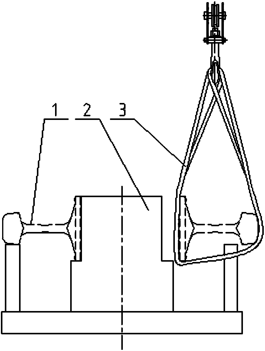 A hanger capable of adjusting rail attitude during hoisting